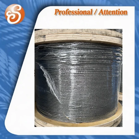 6×24+7FC Galvanized Steel Wire Rope 9mm 2500m Flexible Lifting Cable Custom Supply factory