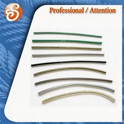 Cable de alambre de acero galvanizado con cuerda de elevación con recubrimiento de 500 m recubierto de PVC