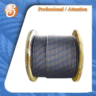Cable de acero de 1 pulgada sin galvanizar, estándar DIN